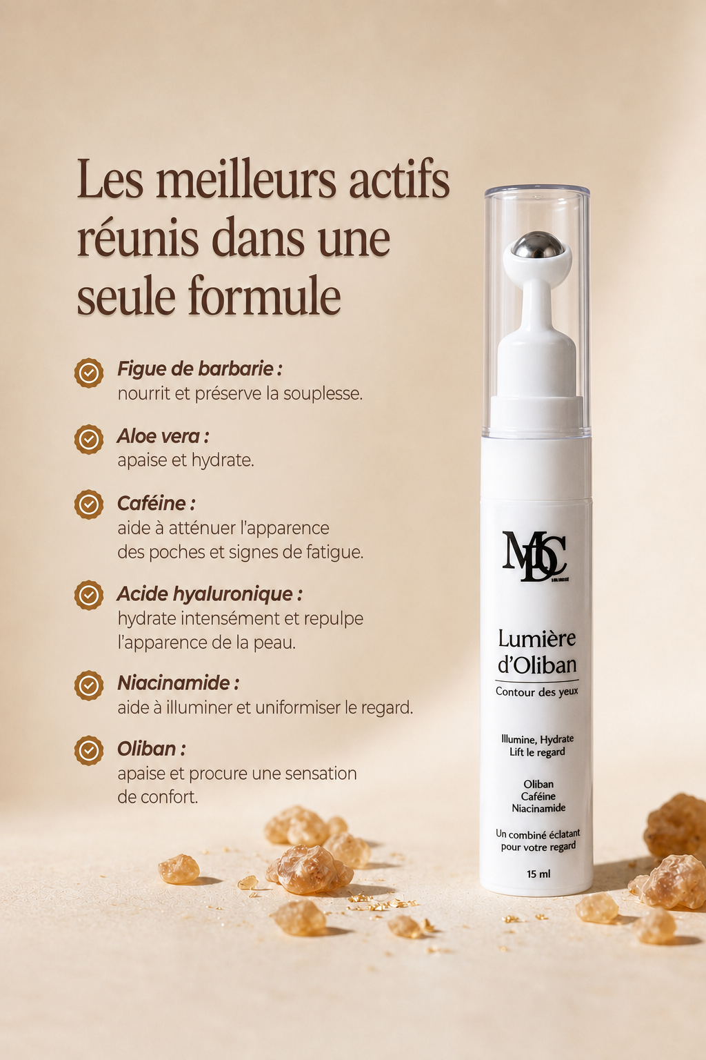 Lumière d’Oliban – Contour des Yeux (15 ml)